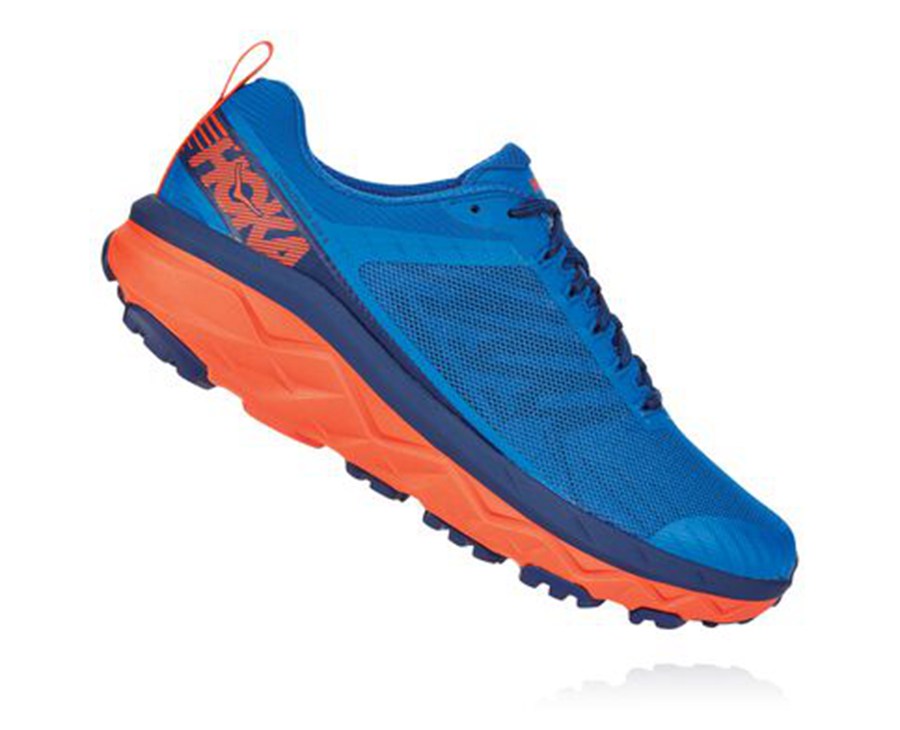 Tenis Hoka One One Trail Hombre Azules - Challenger Atr 5 - HLNJ30218